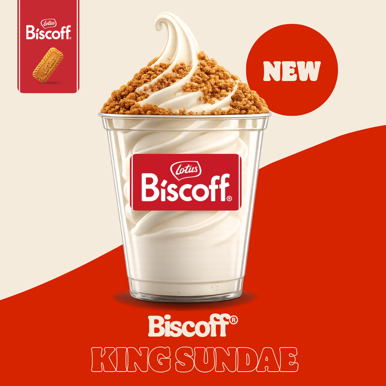 King Sundae Biscoff campaign image